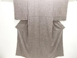 抽象花模様小紋着物